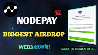 Nodepay Biggest Web3 Airdrop Joining Process  Bangla [upl. by Franni]