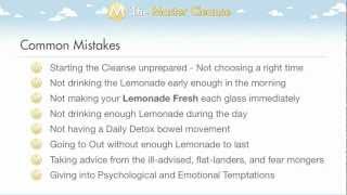 Master Cleanse Common Mistakes [upl. by Eidoow332]