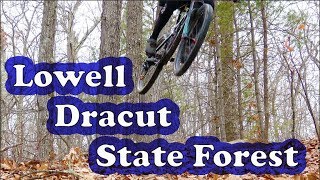 Mountain Biking Lowell Dracut State Forest  Lowell Massachusetts [upl. by Snevets]