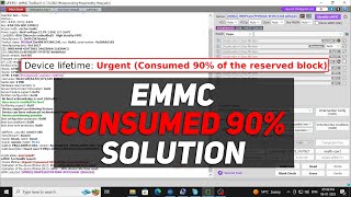 HOW TO FIX EMMC Lifetime UrgentConsumed 90Of The Reserved Block Easy Jtag Plus Redmi Note 5 Pro [upl. by Nailimixam]