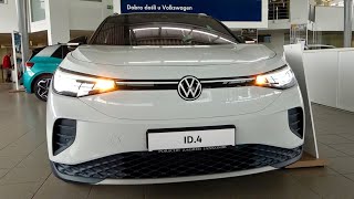 Volkswagen ID4 2021  base LED lights amp AMBIENT lights demonstration [upl. by Klapp]