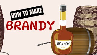 Brandy making process step by step guide I Main amp Basic Ingredients I Recipe I Distillation Process [upl. by Eirellam831]