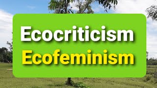 Ecocriticism amp Ecofeminism [upl. by Nahsor]