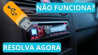 Pendrive não funciona no som do carro RESOLVIDO [upl. by Annairb796]