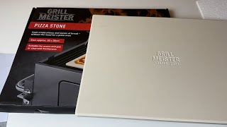 LIDL GRILLMEISTER Pizzastein wärmespeichernd [upl. by Haiel]