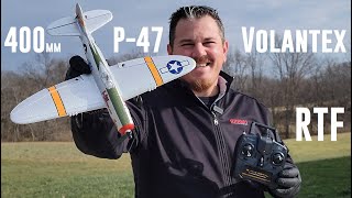 Volantex  P47  400mm RTF  Unbox amp Maiden Flight [upl. by Sadella]