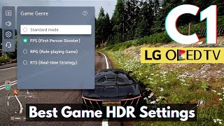 LG C1 OLED 2021 Game Optimizer HDR Settings Using Xbox Series X and Gameplay [upl. by Violette]