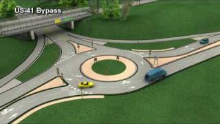 New Roundabout at US41 and Front Street in Marquette [upl. by Cia]