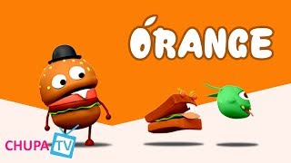 Color Songs  The ORANGE Song  Learn Colours  Preschool Colors Nursery Rhymes  Chupakids TV [upl. by Hazrit895]