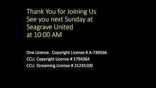 Greenbank Seagrave Sunday Live Service [upl. by Corell642]