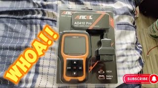 Ancel AD410 Pro unboxing and review [upl. by Airotna389]