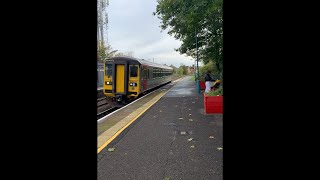 Class 153 Passing Nantwich 13102024 [upl. by Noman]