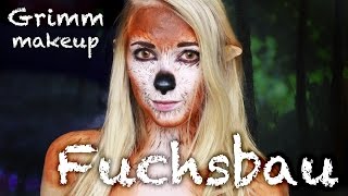 GRIMM  FuchsbauFox Makeup Tutorial [upl. by Nibor]