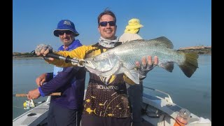 Sight casting Barra in the Kimberleys [upl. by Aerbas]