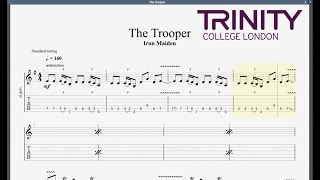 The Trooper Trinity Grade 8 Guitar [upl. by Robet173]