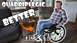 Modifying My Wheelchair  TiLite Aero T  Quadriplegic C5C6C7 [upl. by Carder439]