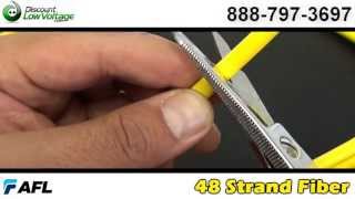 48 Strand Fiber Optic Cable  Singlemode indoor [upl. by Naitsabes]