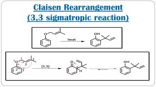 Claisen Rearrangement 33 sigmatropic reaction [upl. by Aleciram]