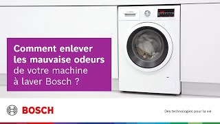 Comment enlever les mauvaise odeurs de votre machine à laver Bosch [upl. by Atiseret630]