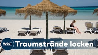 TRAUM VOM SOMMERURLAUB Spanien lockt mit niedrigen CoronaZahlen  einige Hotels fordern Impfung [upl. by Okiek]