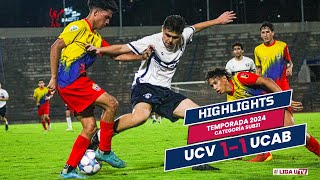 Resumen encuentro UCV vs UCAB categoría Sub21 Temporada 2024 Marcador final 11 [upl. by Dwyer711]