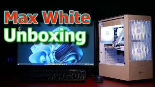 AVGPC Max White Unboxing and Setup [upl. by Sirotek]