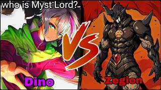 Zegion Shows Dino Who is Myst Lord  Dino vs Zegion  TensuraTalks tensura anime slime youtube [upl. by Nihhi]