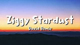 David Bowie  Ziggy Stardust lyrics [upl. by Schwerin]