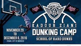 Kadour Ziani Dunking Camp Dunk Session [upl. by Adnilec]