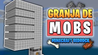 GRANJA DE MOBS para Minecraft Bedrock 120 y 121 [upl. by Iilek461]