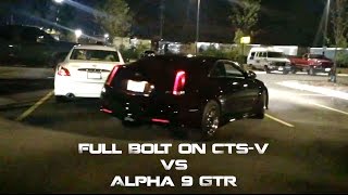 CTS V vs Alpha 9 GTR [upl. by Ojeitak]