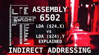 6502 assembly indirect addressing explained [upl. by Ansell608]