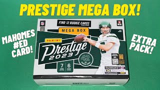 2023 Panini Prestige Football Mega Box Opening Review [upl. by Arzed]