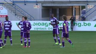 U21 RSC Anderlecht  Zulte Waregem Lineup with Trezeguet [upl. by Alastair]