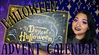 HALLOWEEN ADVENT CALENDAR  31 DAYS OF HALLOWEEN BY FERRERO Countdown Calendar [upl. by Sukhum36]