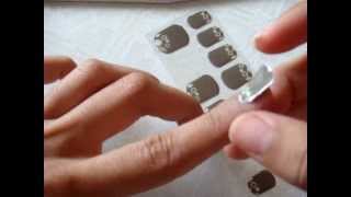 How to apply GEL nail stickers [upl. by Camel]