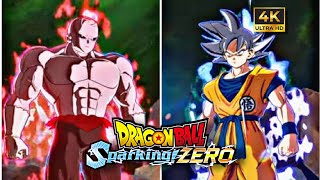 Goku Mastered Ultra Instinct VS Jiren Full Power  Dragon Ball Sparking Zero  4K 60FPS [upl. by Astri]