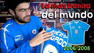 ¡ESTA ES LA CAMISETA MÁS BONITA DEL MUNDO 🤩 Cruz Azul 20062008 💥 HISTORIAS DE JERSEYS [upl. by Wetzell344]