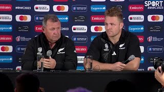 Press Conference  Ian Foster and Sam Cane ahead of the RWC Final [upl. by Nitnilc]