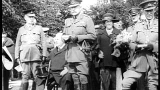 Earl Haig unveils Cameronians regimental memorial at Kelvingrove Museum Glasgow [upl. by Culliton]