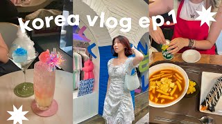 KOREA VLOG DIARIES • traveling alone photoshoot sanrio cafe piercing hongdae [upl. by Ramoj]