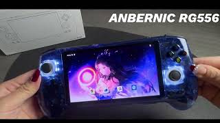 Anbernic RG556 Unboxing Moments [upl. by Karlik]