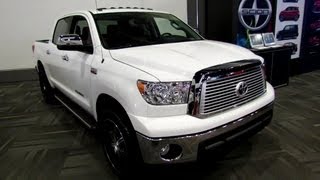 2013 Toyota Tundra Platinum 57 V8  Exterior and Interior Walkaround  2013 Ottawa Auto Show [upl. by Munafo]