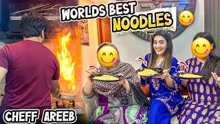 CHEF AREEB NY KITCHEN MAI AAG LAGA DE 🔥😱  Bacho Ki Tabiyat Kharab 🤢  Noodels Bht Mehngi Par Gae 😂 [upl. by Fay]