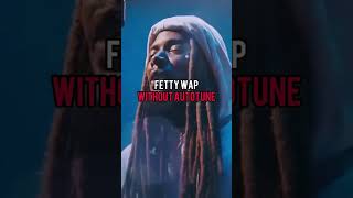 Rappers with vs without autotune pt3 🔇🎶 rap fettywap shorts [upl. by Notanhoj]