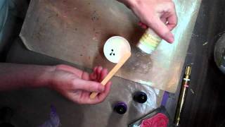 How to make your own Colored embossing powder [upl. by Oribel]