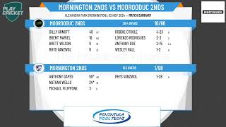 Mornington 2nds v Moorooduc 2nds [upl. by Royall]