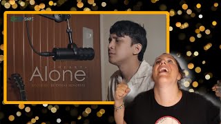 Dimas Senopati  Alone  Heart  Amazing Cover ❤️ REACTION 🥰 [upl. by Isoj582]