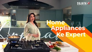 Introducing Sujata Chimney and Cooktop  Madhuri Dixit  HomeAppliancesKeExpert [upl. by Zinah416]