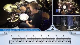 7 Drum Beats You Dont Need To Know  Drum Lesson DRUMEO [upl. by Verity]